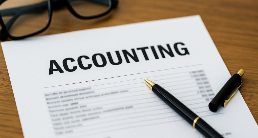 Accounting sheet