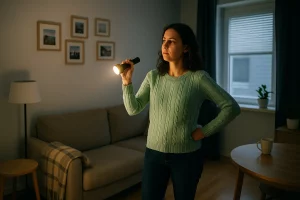 Tenant in an apartment without power