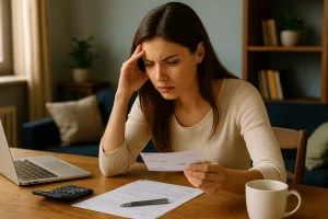 Tenant reading security deposit deductions