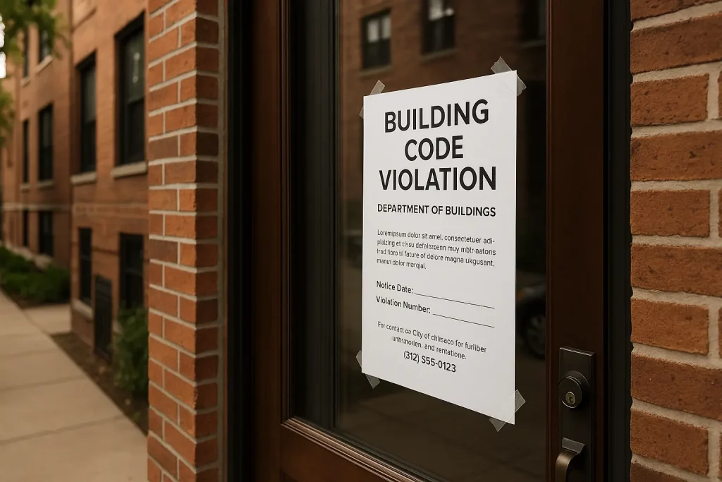 Notice of code violations