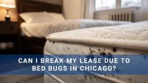 Bedbug infested mattress overlay can I break my lease due to bed bugs in Chicago